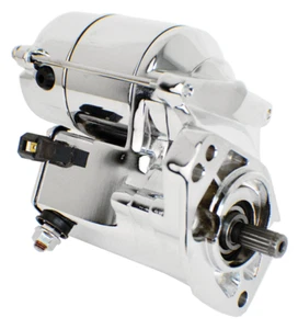 Chrome 1.8Kw Starter Motor 94-06 Harley Dyna Softail FLT Touring 31553-94 17034 - Picture 1 of 1