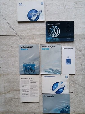 Golf 3 GT TDi libretto uso e manutenzione originale in italiano  - Immagine 1 di 4