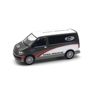 Herpa 095709 VW T6 Bus "Signal Design" grau/weiss Maßstab 1:87 Modellauto NEU!° - Picture 1 of 1