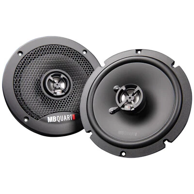 MB QUART 6.5" Inch Shallow Mount 120W RMS Coaxial Speakers BRAND NEW 2024 - Image 1 of 4