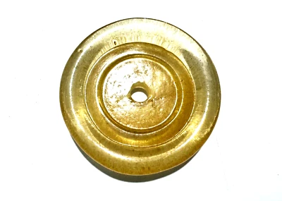 ROSCADO CRISTAL MURANO, Ø 90 MM, H 16 MM, AGUJERO 12 MM, PARA CANDELABROS Foto 1 de 3