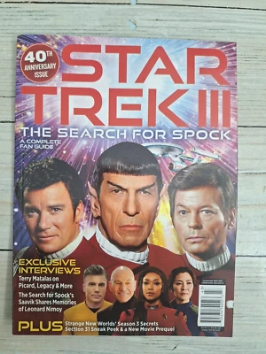 Star Trek 3 August 2024 Magazine free shipping the search for spock - Image 1 of 3