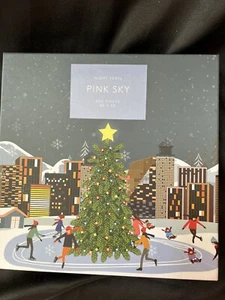 Night Skate 500 Piece Jigsaw Puzzle Christmas Holiday 20" X 20" by Pink Sky - Picture 1 of 1