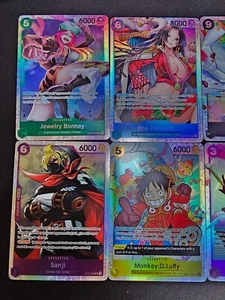 One Piece TCG OP-07 SR 500 Years In The Future - You Pick Secret Rare - Picture 1 of 11