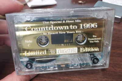 2 CASSETTES 2 Hour COUNTDOWN to 1996 NEW YEAR DJ Bobby D Dance CHICAGO Sealed - Image 1 of 3