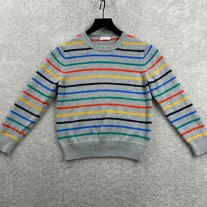 Crewcuts Sweater Kids Size Medium Multicolor Striped Cotton Long Sleeve - Picture 1 of 10