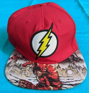 DC Comics The Flash Speedster Lenticular Bill Snapback Cap Hat Official Bioworld - Picture 1 of 5