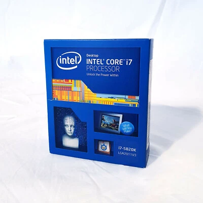 Intel Core i7-5820k Processore 3.3GHZ 140W CPU LGA2011-v3 6 core / 12 thread - Immagine 1 di 4