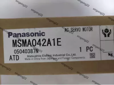 1PC New Panasonic MSMA042A1E Servo Motor In Box Expedited Shipping - Image 1 of 3