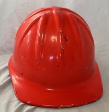 Vintage McDonald T Cap-Standard Mine Safety Appliances Co NEON Aluminum Hard Hat