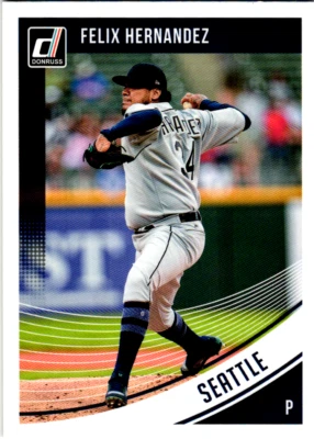 Donruss #174 2018 Felix Hernández  Foto 1 de 2