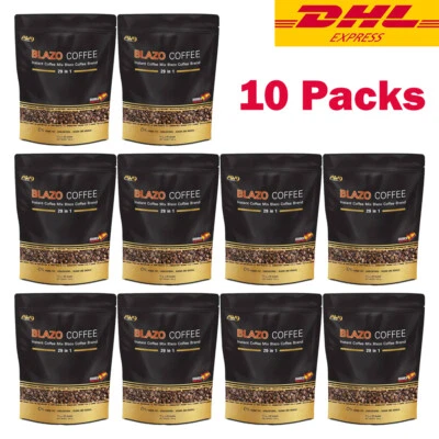 Blazo Coffee Instant Powder Healthy Slimming Shape Weight Management Non-Fat 10X - Image 1 of 4