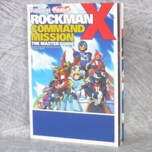 ROCKMAN X Command Mission Master Guide PS2 GameCube Book 2004 Mega Man MW26