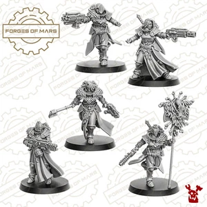 Sacred Sisters - Stormpride - White Fangs Squad Command (x5) - Imagen 1 de 1