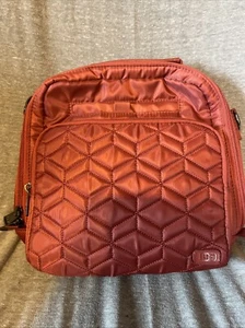 Lug Ranger Umhängetasche burgunderrot gesteppt ohne Riemen Reisetasche - Bild 1 von 9