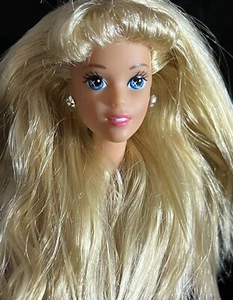 Blonde Princess Cinderella-Mattel barbie doll-knees bend-Nude for OOAK-#15 - Picture 1 of 5