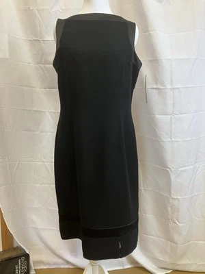 Vestido negro Amanda Smith para mujer talla 10 elegante vestido negro nuevo con etiquetas cóctel Foto 1 de 4