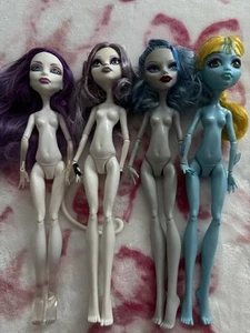 Monster high Lot Of 4 Nude Dolls | See Description - Picture 1 of 6