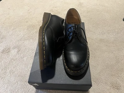 Zapato Dr. Martens Oxford Negro 3 Ojos Hombre Talla 11 EE. UU. (sin caja) Foto 1 de 4