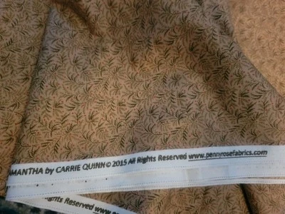 Samantha~~Carrie Quinn para telas Penny Rose~~bronceado con ramitas 108 X 44 3 yardas Foto 1 de 4