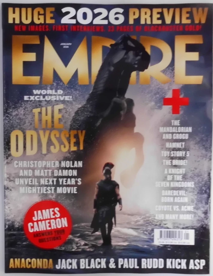 Empire Magazine Jan 2026 Huge Preview. The Odyssey World exclusive + Anaconda - Image 1 of 1