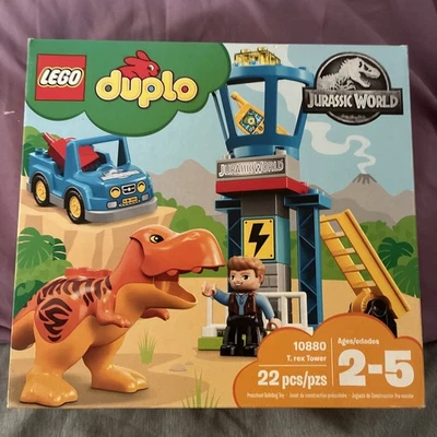 LEGO DUPLO 10880 Jurassic World Torre T. Rex Dinosaurio Owen minifigura Foto 1 de 2