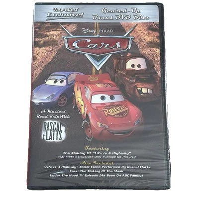 Cars Bonus DVD Rascal Flatts Wal-Mart Exclusive 2006 Pixar Disney Sealed - Image 1 of 3