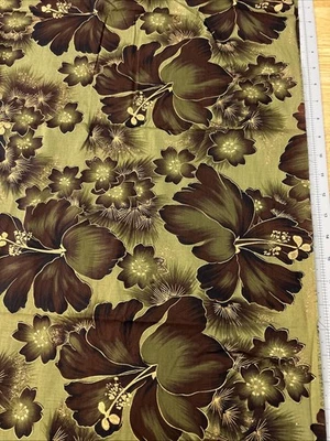 Tecido de algodão vintage - VHY têxteis havaianos florais 1/2 jarda 18x36” - Imagem 1 de 3