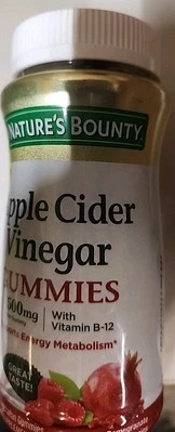 Gomitas de vinagre de sidra de manzana 60 quilates granada de frambuesa 500 mg caducidad 26/06 Foto 1 de 3