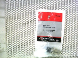 RadioShack 8 Pin circular Ham Microphone Plug 274-0025 - Picture 1 of 2