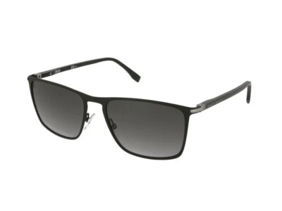 HUGO BOSS 1004/S/IT 003 Herren Rechteck Sonnenbrille Schwarz / Grau 56-1 7-145