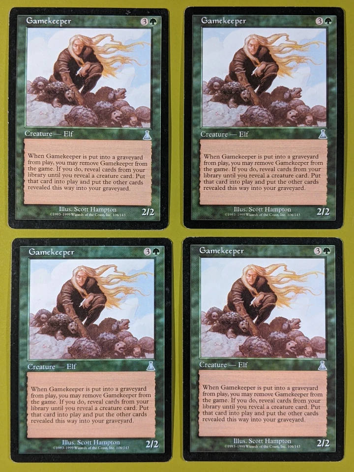 Gamekeeper x4 Urza's Destiny 4x Playset Magic the Gathering MTG - Image 1 of 1