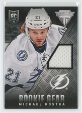 2013-14 Panini Titanium Rookie Gear Jersey Michael Kostka RC #RG-MKK