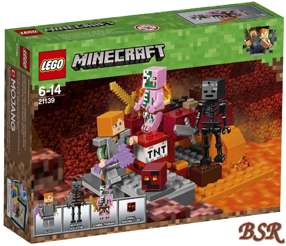 LEGO® Minecraft: 21139 Nether-Abenteuer & 0.-€ Versand & NEU & OVP !