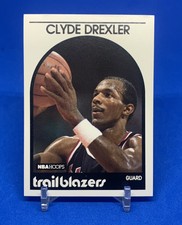 1989-90 NBA Hoops #190 Clyde Drexler Portland Trailblazers NBA Basketball Card