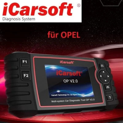 iCarsoft OP V2.0 für Opel Diagnose Öl Service Rückstellung DEUTSCH - Bild 1 von 4
