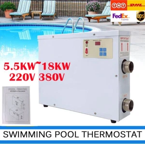 SPA 18KW calefacción piscina calefacción piscina termostato intercambiador de calor piscina bomba de calor - Imagen 1 de 24
