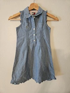 Tommy Hilfiger 6 Chambray Girls Dress - Picture 1 of 6