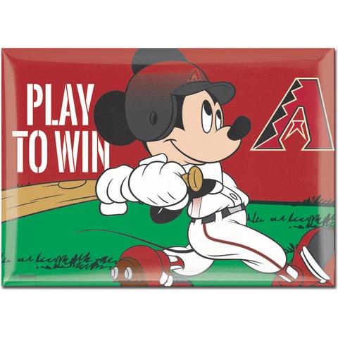 WinCraft Arizona Diamondbacks 2.5'' x 3.5'' Disney Fridge Magnet Cover
