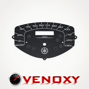 Yamaha XVS 1300 Midnight Star Gauge Face Tachometer MPH SCHWARZ - Bild 1 von 1