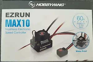 HOBBYWING MAX10 ,60 AMP WATER PROOF ESC 3300KV MOTOR COMBO GENUINE AND SEALED. - Bild 1 von 10