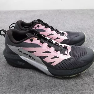 Salomon Sense Ride 5 Womens Sneakers Sz 10 Black Pink Athletic Shoes 471470 - Picture 1 of 16