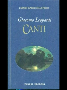 LIBRO: Canti, Giacomo Leopardi USATO - Picture 1 of 1