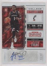 2018 Contenders Draft Picks Cracked Ice /23 Jacob Evans III #82.2 Rookie Auto RC