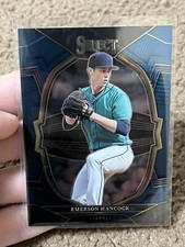 2023 Panini Select Concourse Blue PRIZM #27 Emerson Hancock