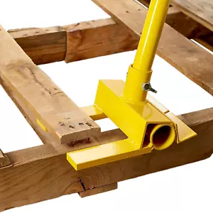 Pallet Buster with Nail Removal Deck Wrecking Bar for Breaking Pallets and Floor