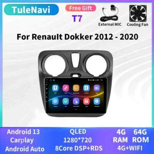 For Renault Dokker 2012-2020 Android Car Stereo Radio CarPlay Screen GPS Player - Picture 1 of 32