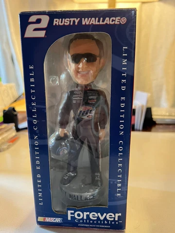 2003 forever collectables #2 rusty wallace legends of the track bobblehead Cover