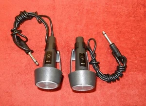 Pair Vintage Aiwa Cardioid Dynamic Micrphones - Picture 1 of 3