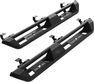 Pair 3 Tube Running Boards For 2007-2018 Jeep Wrangler JK 4 Door  - Picture 1 of 6